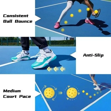 Durable Vinyl Sports Flooring Roll Designed For Pickleball Courts, Indoor Gyms And Outdoor Recreation Areas high quality